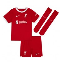 Camiseta Liverpool Darwin Nunez #9 Primera Equipación para niños 2023-24 manga corta (+ pantalones cortos)